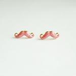 Tiny Pink Red Mustache Pos..